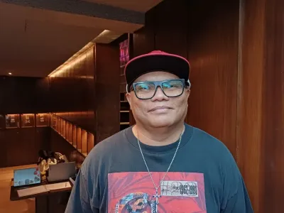 Doadibadai Hollo atau Badai saat ditemui usai konferensi pers GIFest di Jakarta Selatan, Rabu (20/8/2025).