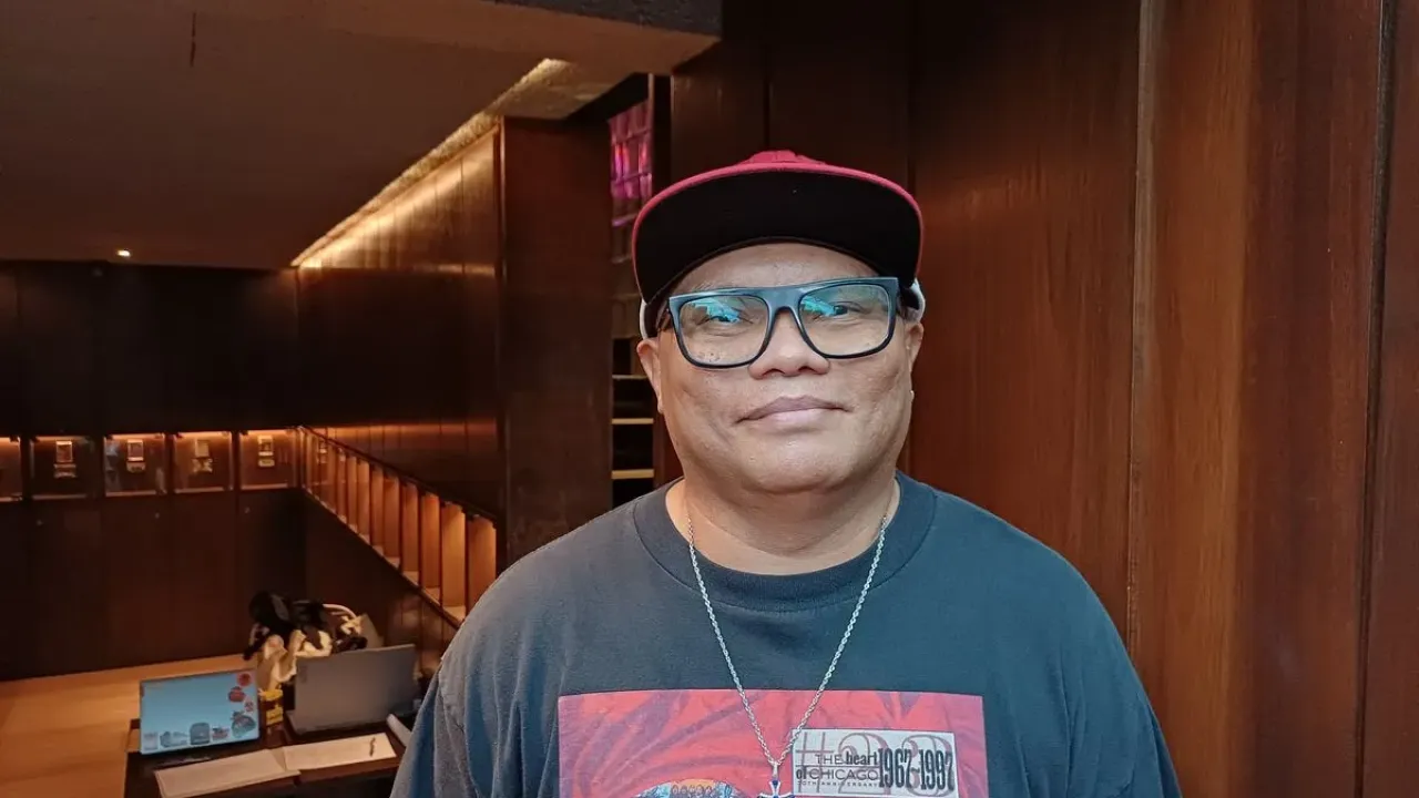 Doadibadai Hollo atau Badai saat ditemui usai konferensi pers GIFest di Jakarta Selatan, Rabu (20/8/2025).