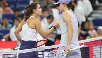 Emma Navarro recorded her first victory against Swiatek (Getty Images)