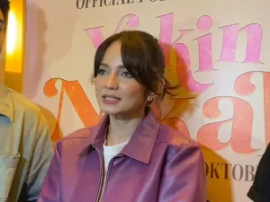 Enzy Storia saat ditemui di Plaza Senayan XXI, Selasa (9/9/2025).