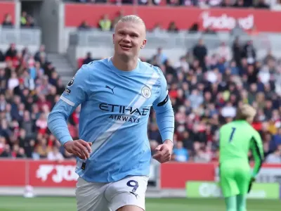 Erling Haaland makes Premier League history after bagging Manchester City opener against Brentford