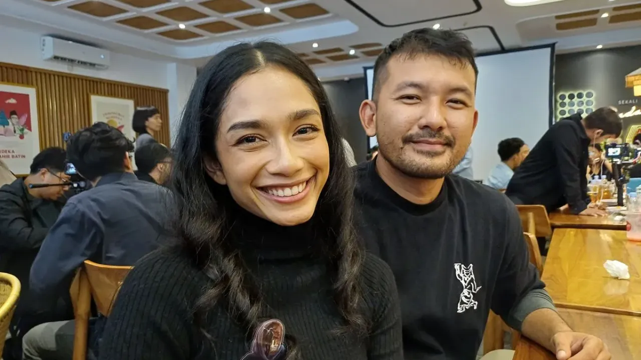 Faradina Mufti dan Rio Dewanto saat ditemui di Cipete, Jakarta Selatan, Rabu (1/10/2025).