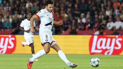 Goncalo Ramos scores the late winner for Paris Saint-Germain against Barcelona in Wednesday's big Champions League showdown (Josep LAGO)