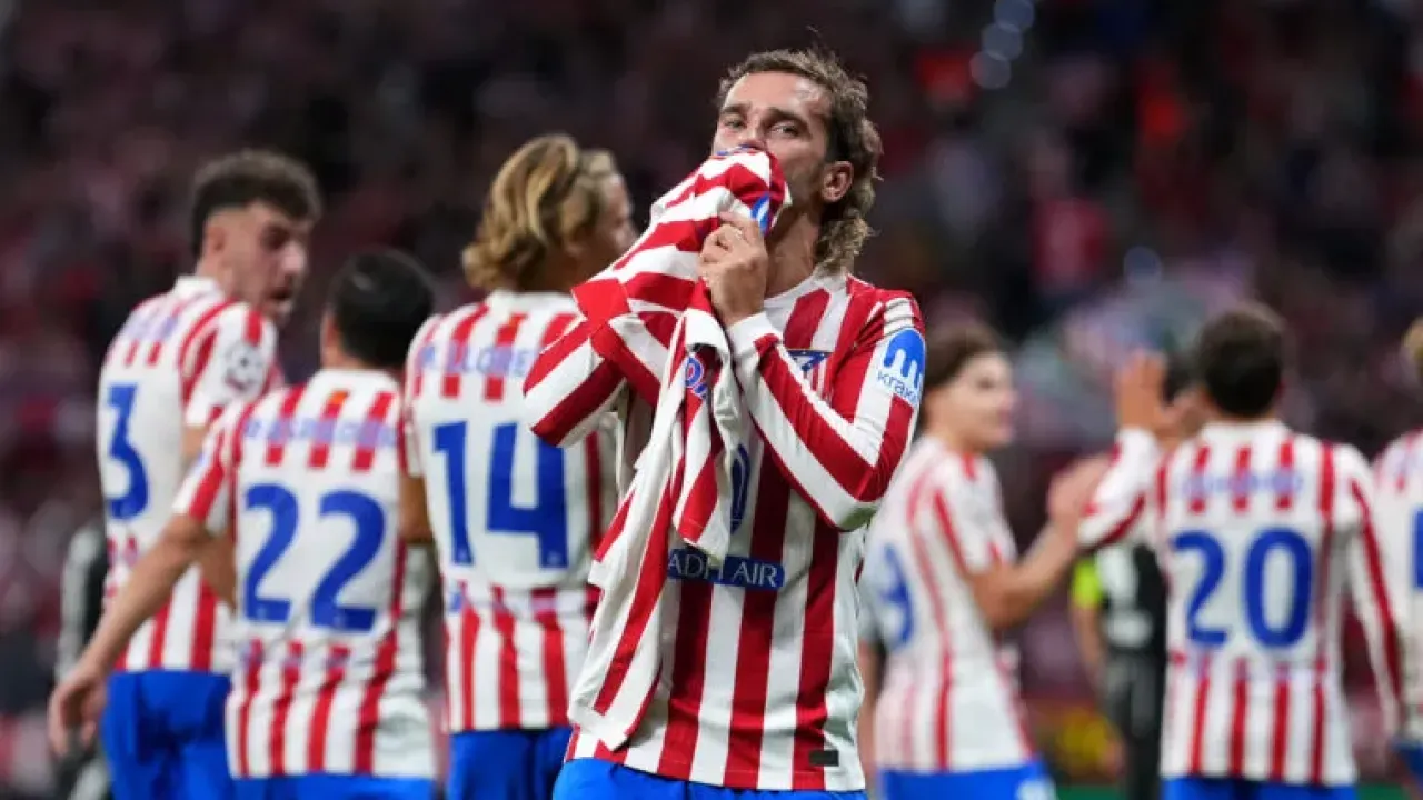 Griezmann reaches 200 goals as Atletico Madrid thrash Eintracht Frankfurt 5-1