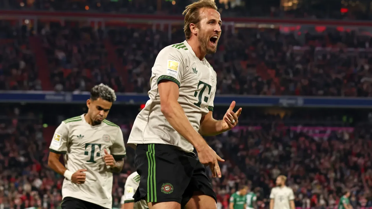 Harry Kane Bidik Rekor Gol Tertinggi di Bundesliga