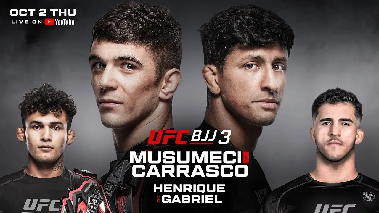 Hasil UFC BJJ 3: Musumeci Juara Bertahan, Petarung Top Beraksi