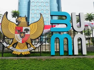 Ilustrasi badan usaha milik negara (BUMN), Kementerian BUMN. 