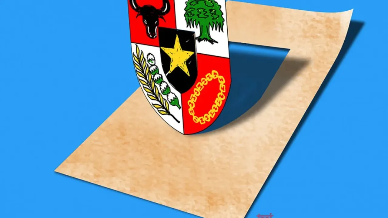 Ilustrasi Pancasila.