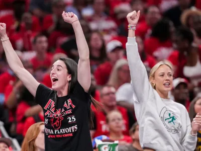 Indiana Fever guard Sophie Cunningham (right) lashed out at WNBA commissioner Cathy Engelbert on Oct. 2, 2025. What did she say?