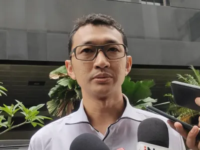 Juru Bicara Komisi Pemberantasan Korupsi (KPK) Budi Prasetyo ditemui di Gedung KPK, Jakarta, Senin (26/5/2025).