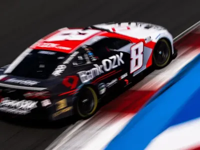 Kyle Busch drives at the Charlotte Roval.