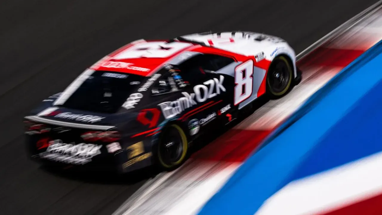 Kyle Busch drives at the Charlotte Roval.