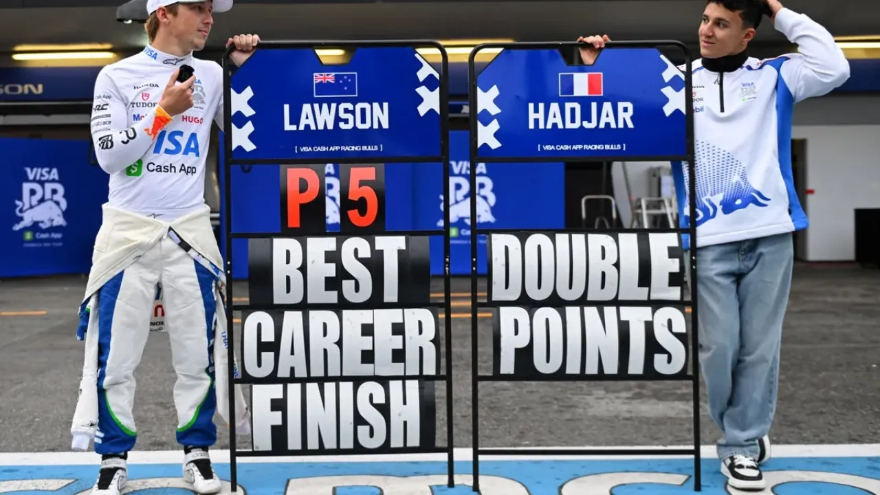 Lawson (left) finished a career-best fifth last time out in Baku (Getty)