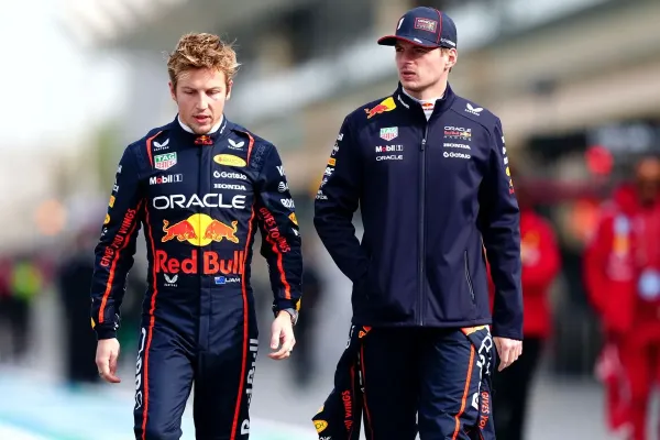 Lawson was a teammate of Max Verstappen for just two races (PA Wire)