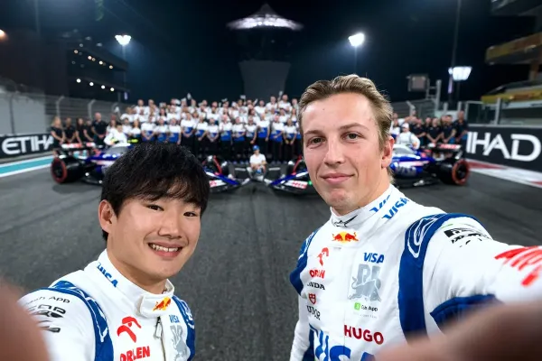 Lawson was picked for Red Bull before Yuki Tsunoda (Getty)