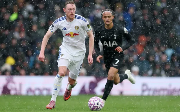 Leeds v Tottenham action