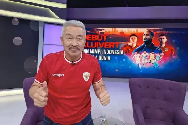 Legenda kiper Timnas Indonesia, Hermansyah, saat tampil di acara ROSI KompasTV pada Kamis (20/3/2025).