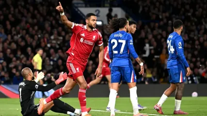 Liverpool could not take advantage after Gakpo scrambled in an equalising goal (Liverpool FC via Getty Images)