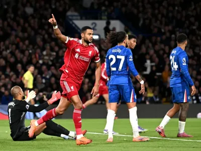 Liverpool could not take advantage after Gakpo scrambled in an equalising goal (Liverpool FC via Getty Images)