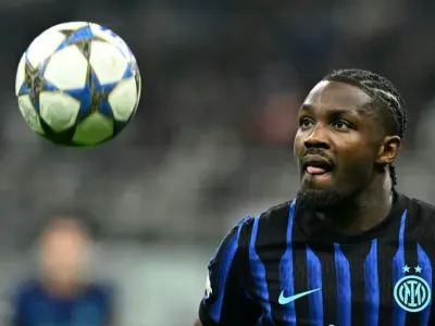 Marcus Thuram will likely miss the next round of 2026 World Cup qualifiers for France (Stefano RELLANDINI)