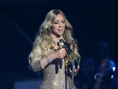 Mariah Carey tampil di MTV VMA 2025 di UBS Arena, New York, Amerika Serikat, pada Minggu (7/9/2025). 