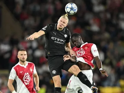 Monaco stun Man City with late drama as Haaland hits new Champions League record