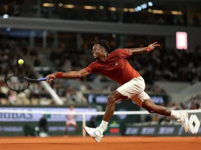Monfils delighted fans with his ‘passion and enjoyment’ for the sport (Getty Images)