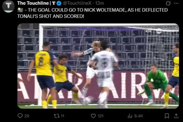 Nick Woltemade Cetak Gol Debut di Champions League untuk Newcastle (1)