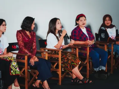 Para sutradara film The Period of Her dalam Jakarta World Cinema