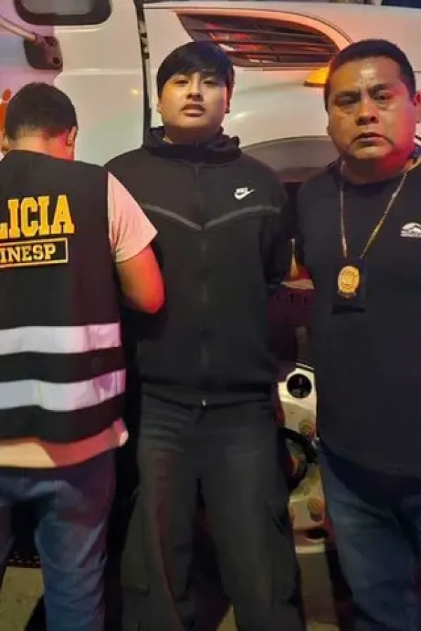 Patricia Bullrich/X The National Police of Peru arrest Tony Janzen Valverde Victoriano, also known as 