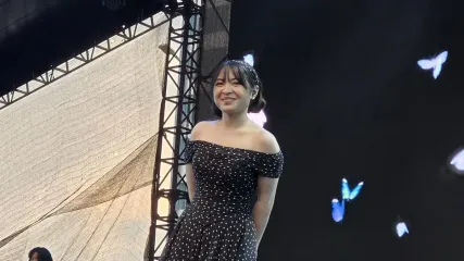 Penampilan Bernadya di Synchronize Fest 2025, Minggu (5/10/2025)