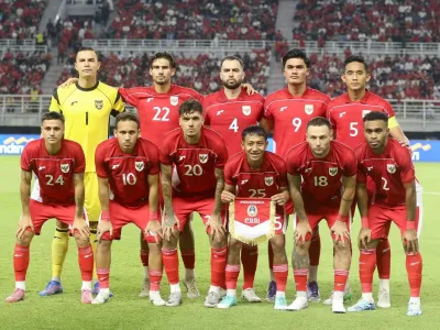 Persiapan Timnas Indonesia jelang lakoni putaran keempat Kualifikasi Piala Dunia 2026 Zona Asia di Stadion King Abdullah Sport City, Jeddah, Arab Saudi.