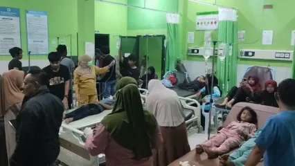 Puskesmas Pulau Sebatik, Nunukan, Kaltara kebanjiran pasien anak yang diduga keracunan menu MBG
