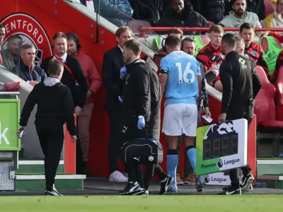 Rodri provides significant update on injury concern sustained during Brentford win
