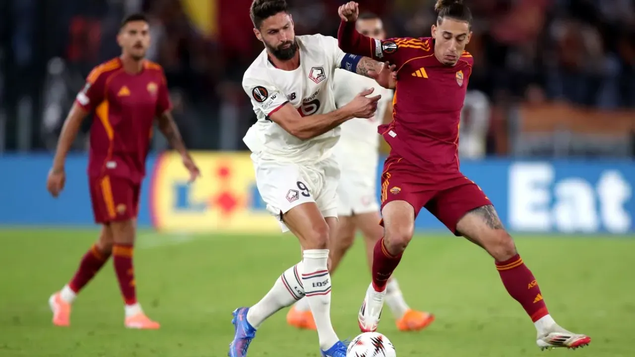 Roma Tersungkur 0-1 oleh Lille di Olimpico (1)