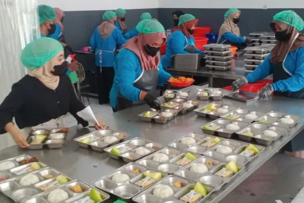 Salah satu dapur MBG di Kota Malang, Jawa Timur. 