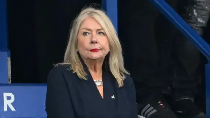 Susan Whelan in the stands at Leicester City