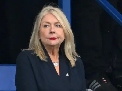 Susan Whelan in the stands at Leicester City