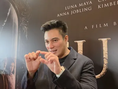 Sutradara Baim Wong usai menghadiri konferensi pers film Sukma di kawasan Gandaria, Senin (8/9/2025)
