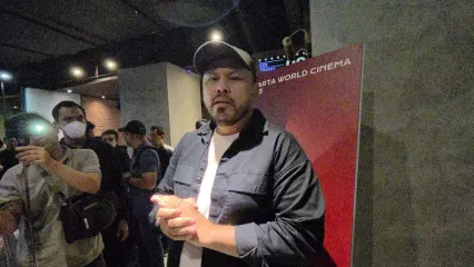 Sutradara Joko Anwar saat dijumpai di Pacific Place, Jumat (29/8/2025)
