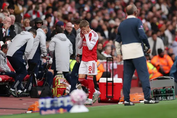 There will be concern over Martin Odegaard who once again went off injured (Getty Images)