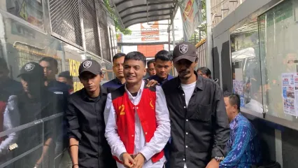 Vadel Badjideh di PN Jakarta Selatan, Rabu (1/10/2025). 