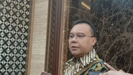 Wakil Ketua DPR RI Sufmi Dasco Ahmad di Kompleks Parlemen, Jakarta, Kamis (5/6/2025).