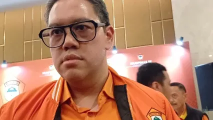 Wakil Ketua Komisi I DPR RI Dave Laksono di Hotel Sultan, Jakarta, Rabu (7/5/2025).