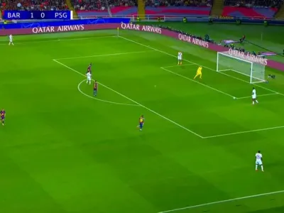 WATCH: Barcelona pegged back by PSG just before half time