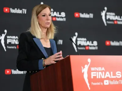 WNBA Commissioner Cathy Engelbert said the league leadership must 'do better' after criticism by several star players (Ian Maule)